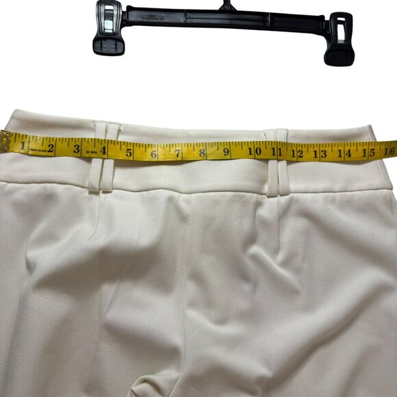 INC International Concepts Women’s Dress Pants Size 6 off white Straight Leg - Picture 8 of 9